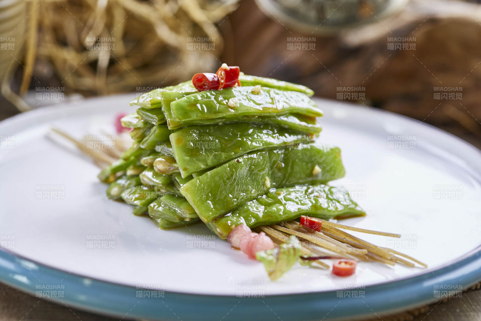 美味凉菜卤醸蜜豆