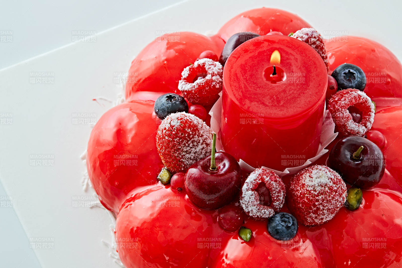 鲜果斯特芬妮法式荔枝味鲜奶蛋糕