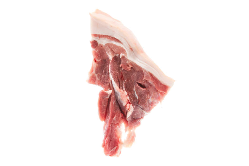 檢疫合格的屠宰生鮮豬肉