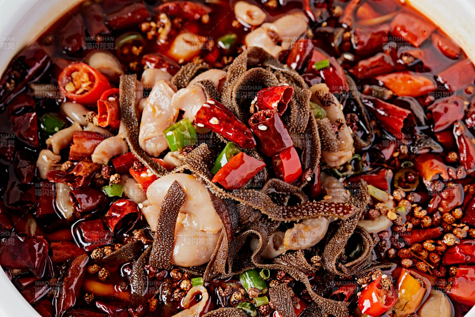 香辣肥腸水煮毛肚