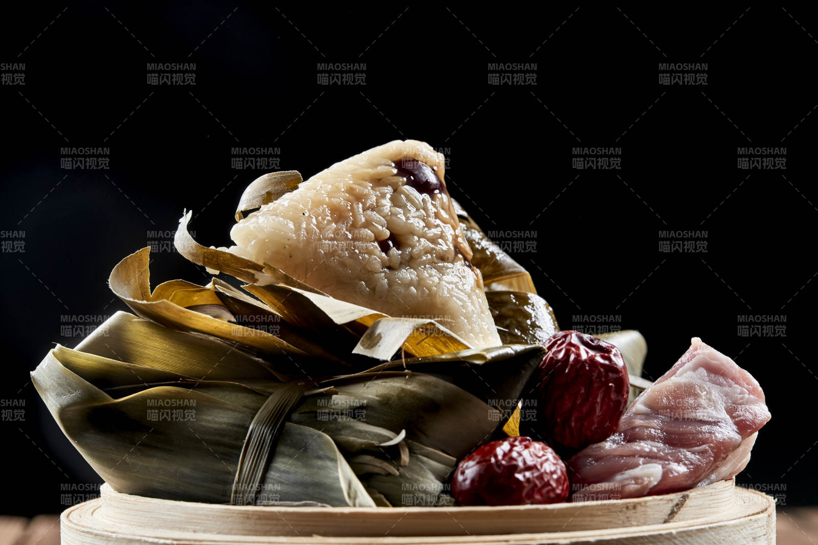 端午節(jié)的粽子和原材料