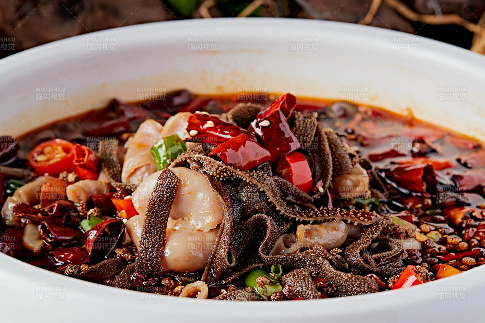 香辣肥腸水煮毛肚