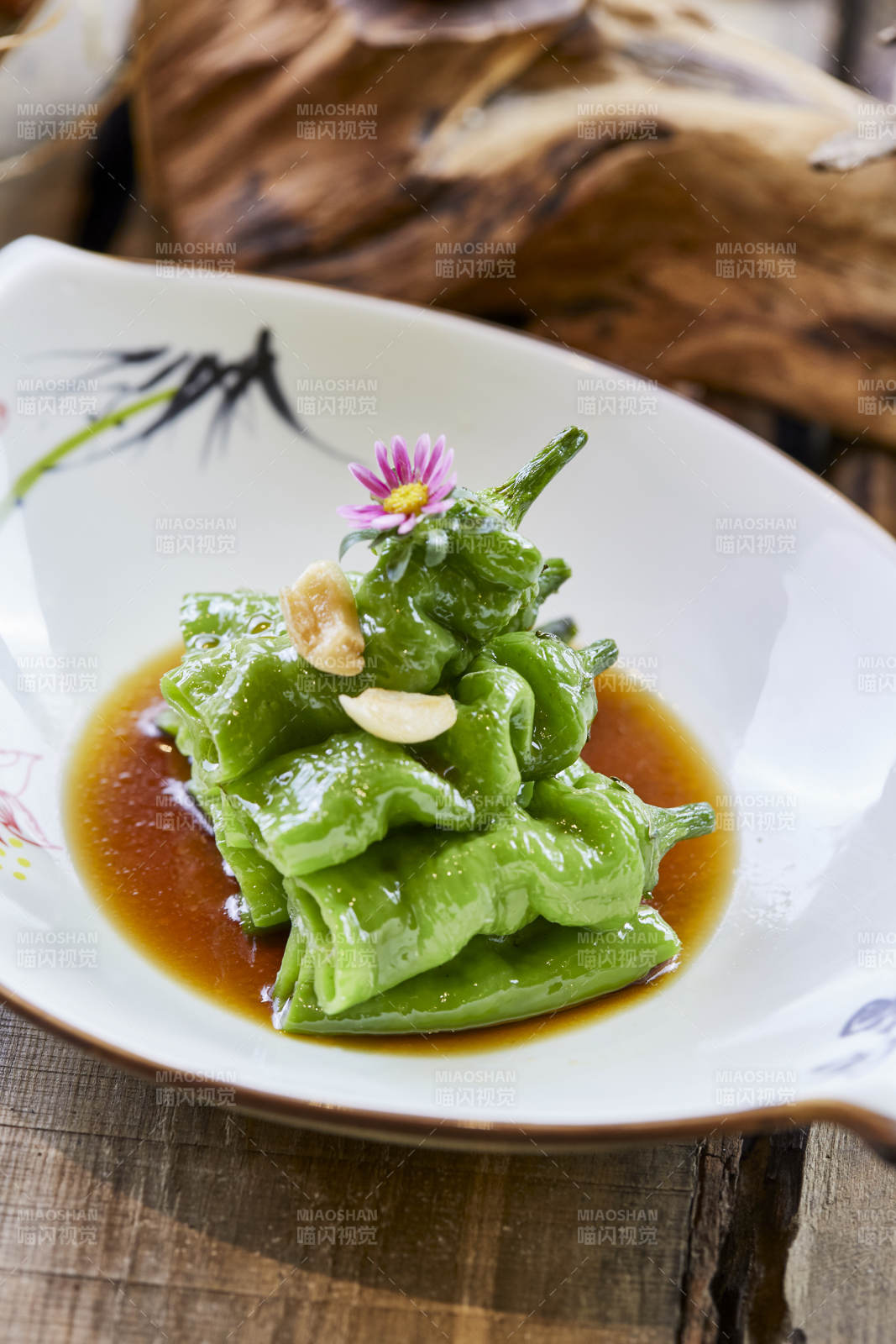 蒜香生淹螺絲椒青辣椒