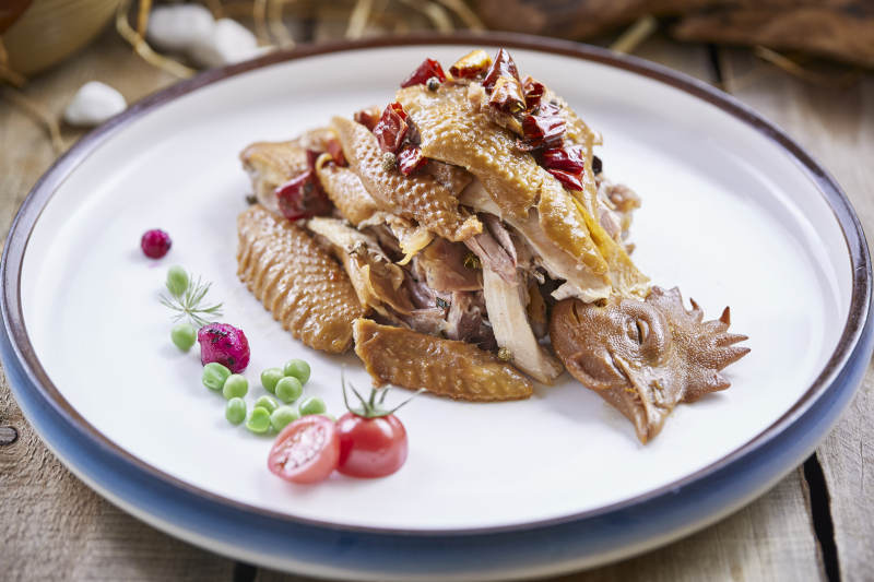 手撕卤味北京油鸡半只