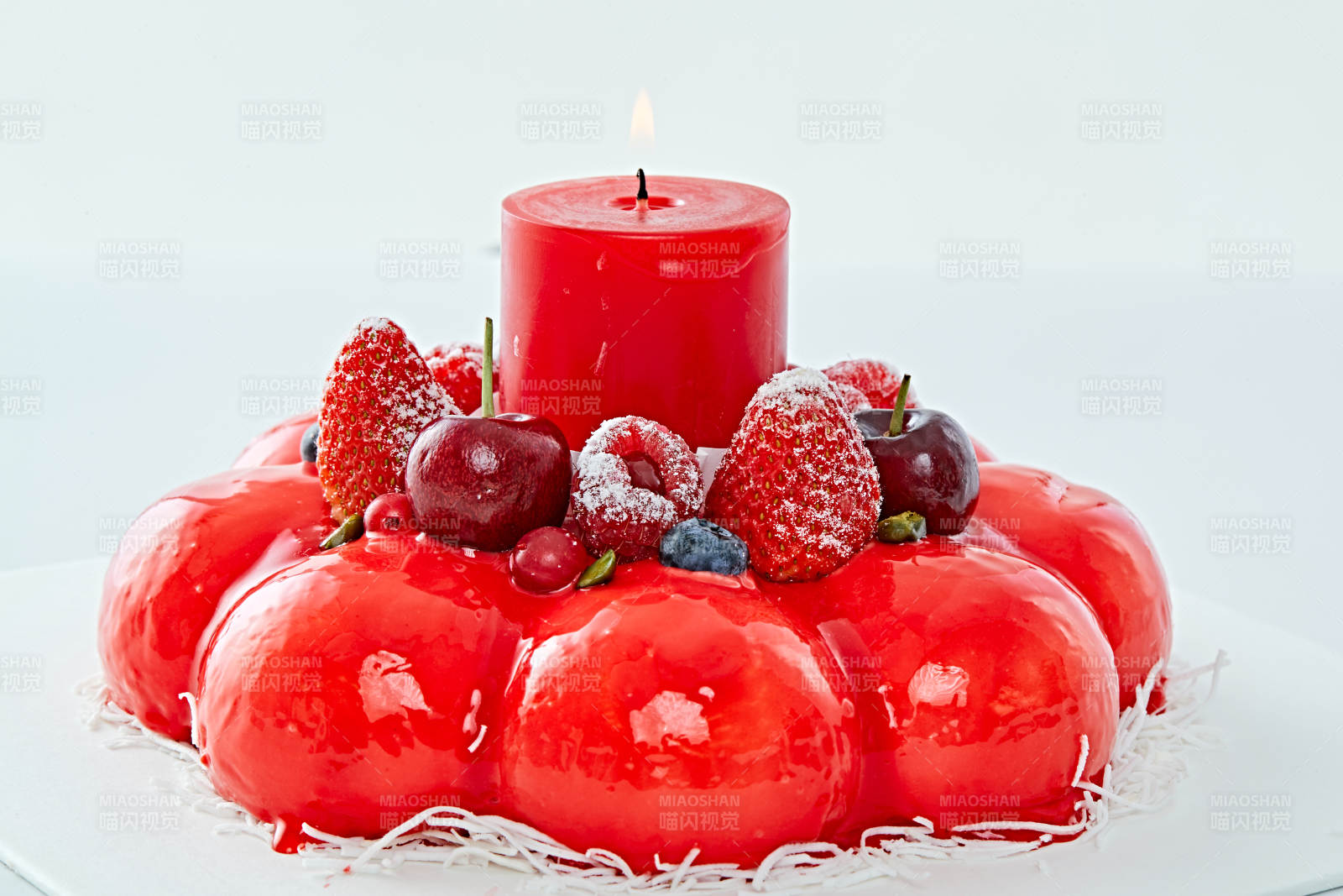 鲜果斯特芬妮法式荔枝味鲜奶蛋糕