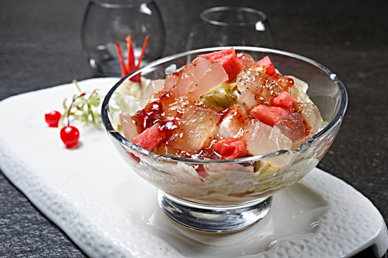 酸奶西瓜芦荟冰