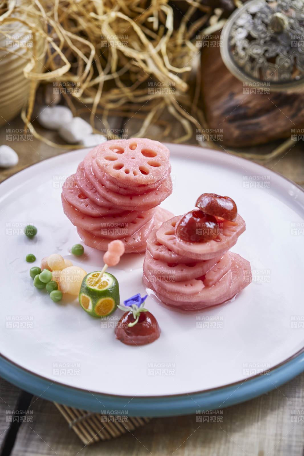 红酒樱桃醸藕片