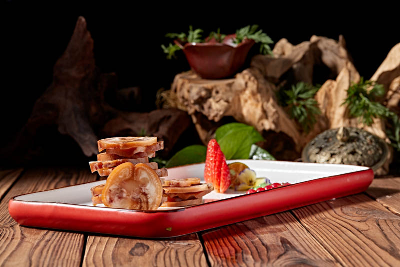 压猪耳肘花切片