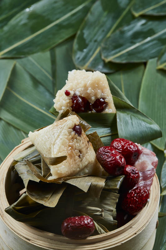 端午節的粽子和原材料