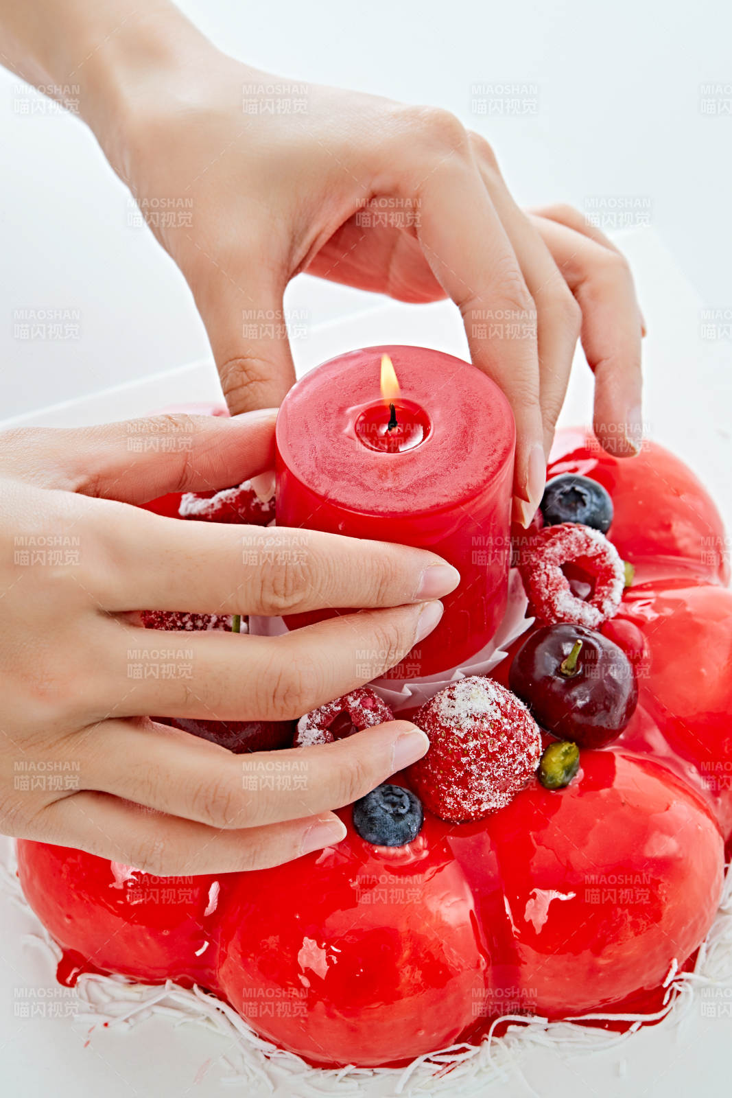 鲜果斯特芬妮法式荔枝味鲜奶蛋糕