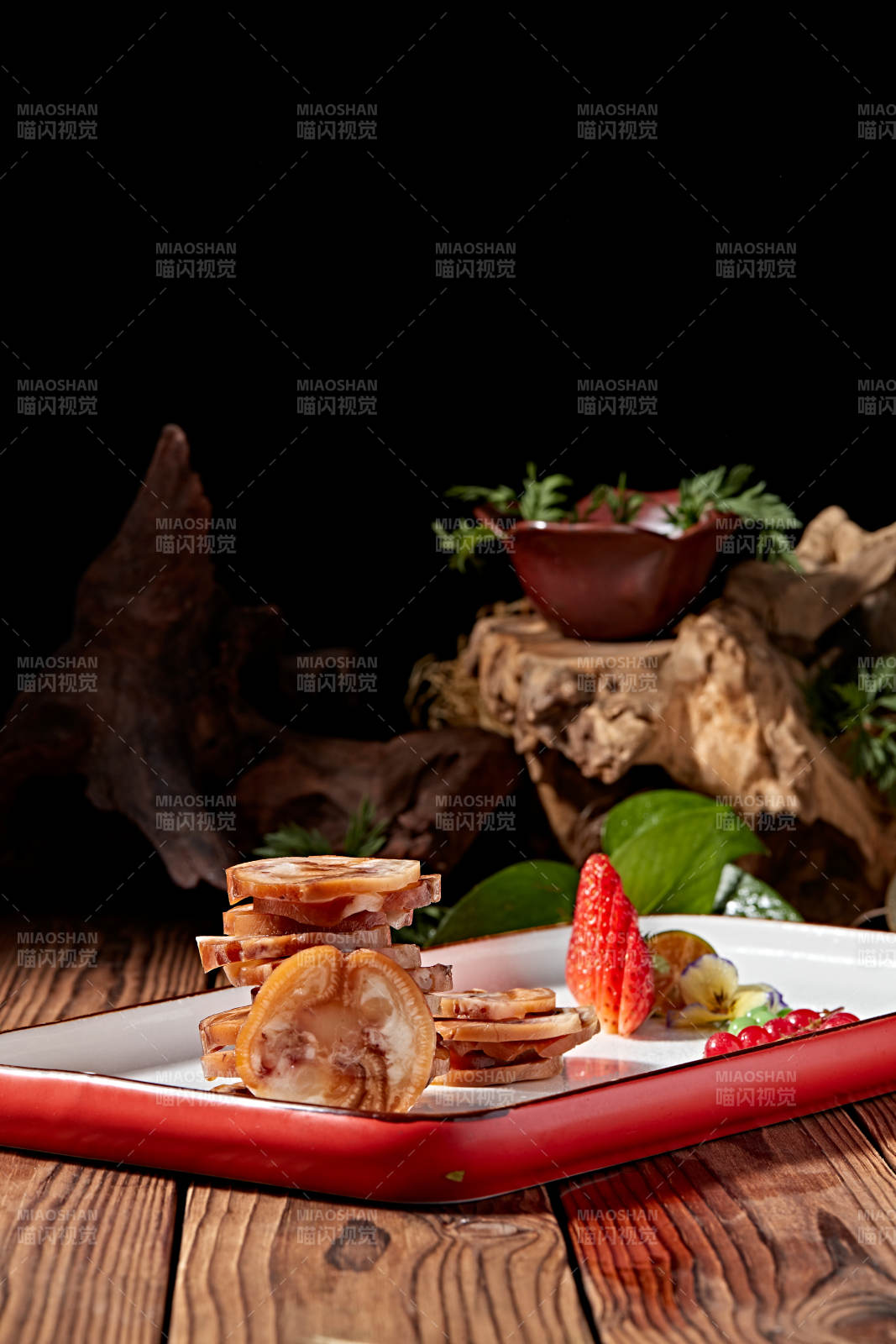 壓豬耳肘花切片