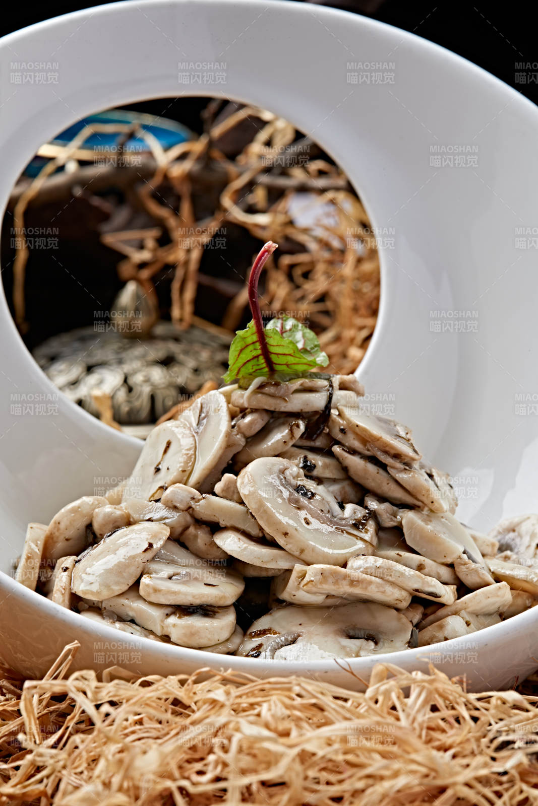 熗拌塞外白口蘑