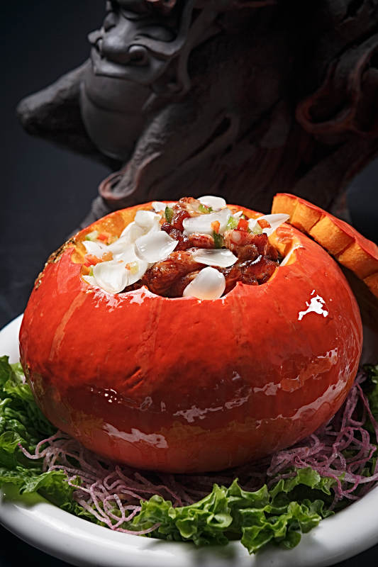 金瓜百合排骨盅