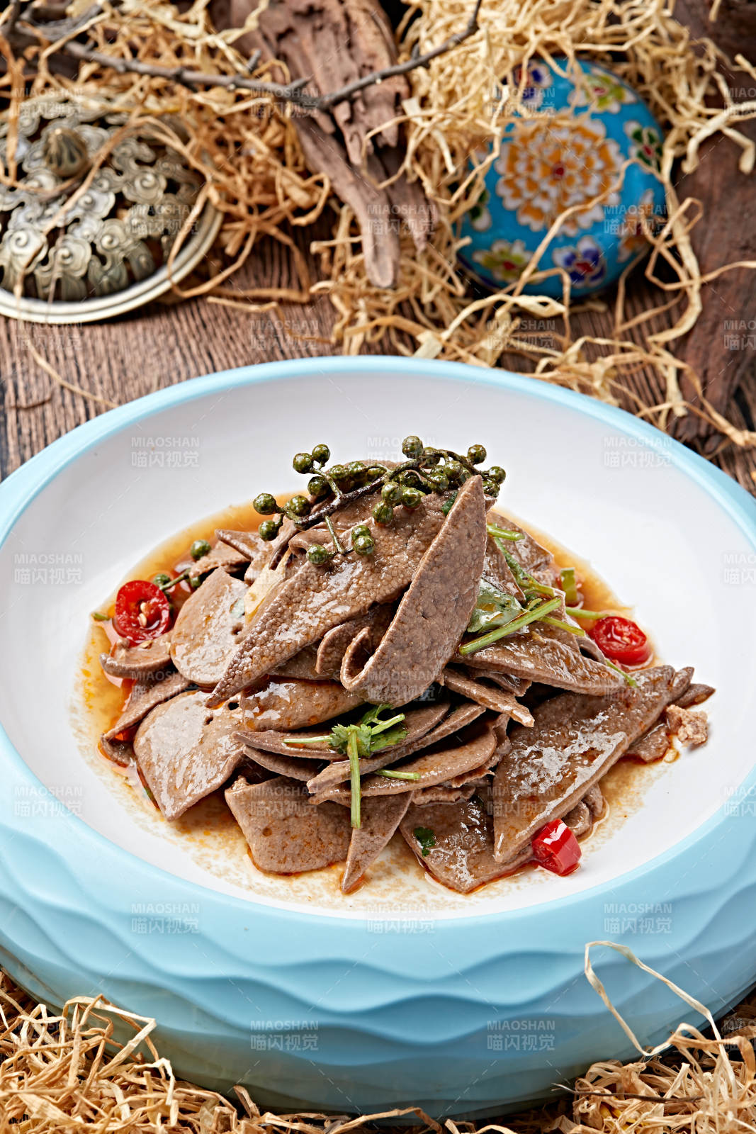 椒麻湘味熘肝尖