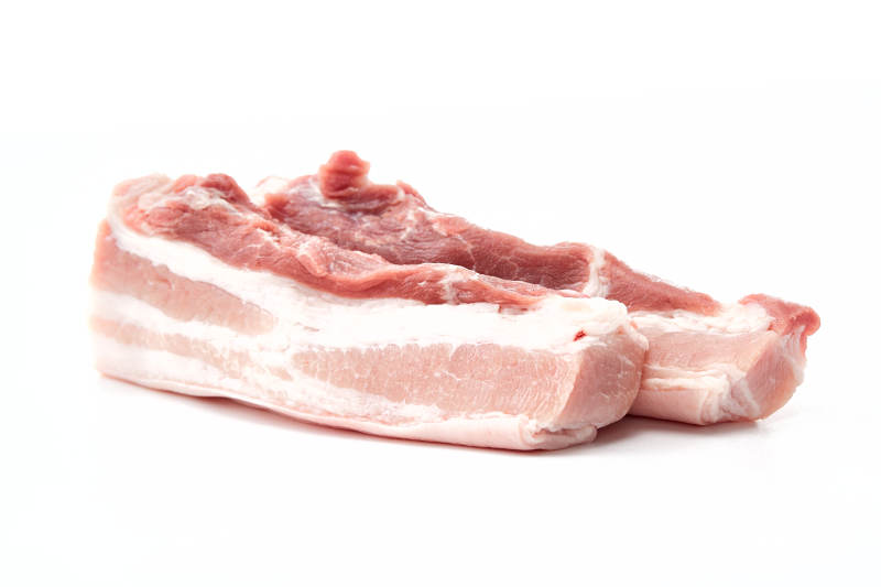 檢疫合格的屠宰生鮮豬肉