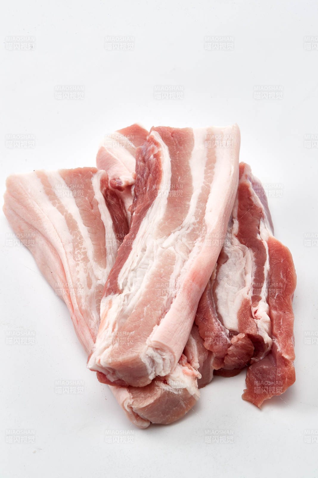 检疫合格的屠宰生鲜猪肉