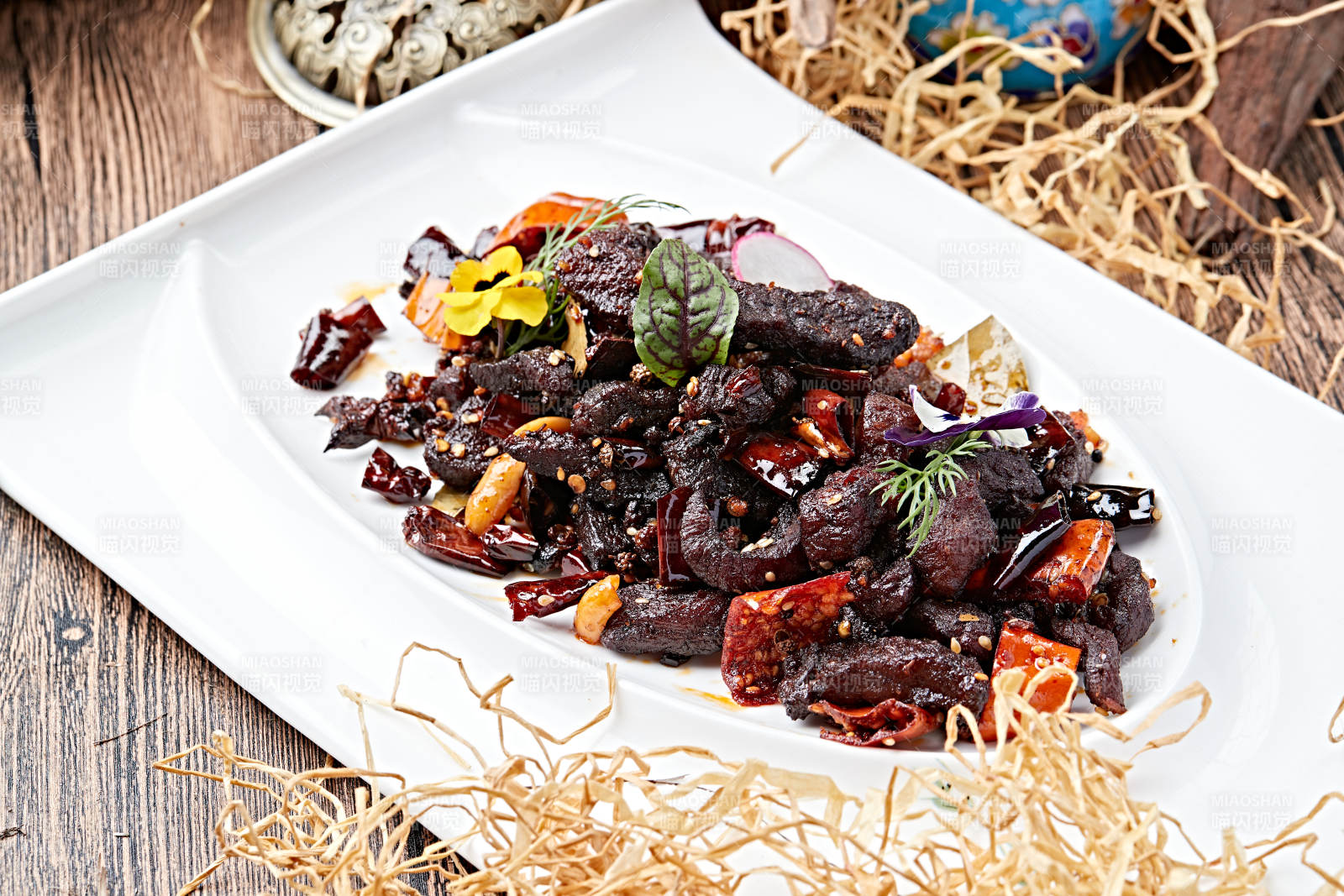 干炸酒鬼和牛粒