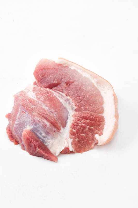 檢疫合格的屠宰生鮮豬肉