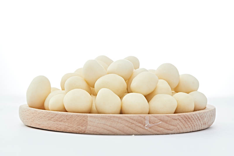 濃香甜美滋味濃郁的蒙族牛奶制品特寫