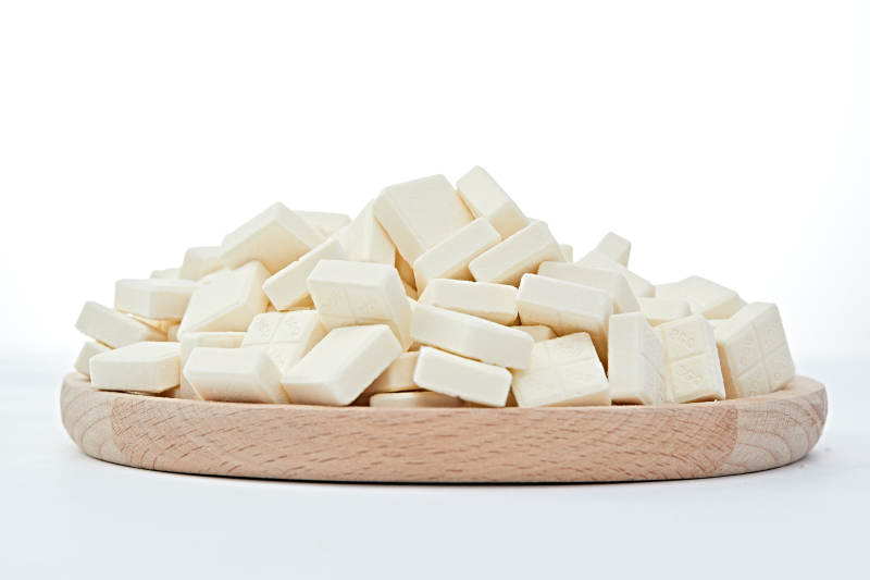 濃香甜美滋味濃郁的蒙族牛奶制品特寫