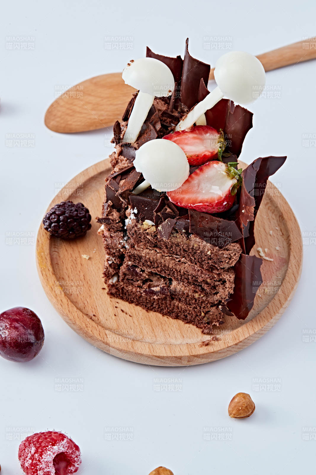 法式鮮果濃香黑森林巧克力生日蛋糕