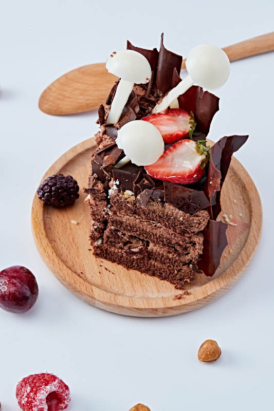 法式鮮果濃香黑森林巧克力生日蛋糕