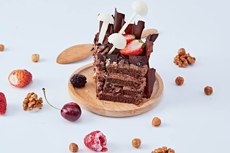法式鮮果濃香黑森林巧克力生日蛋糕