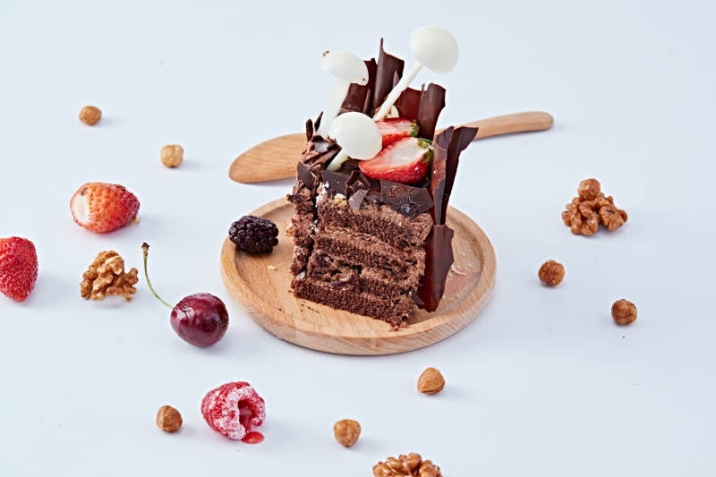 法式鮮果濃香黑森林巧克力生日蛋糕