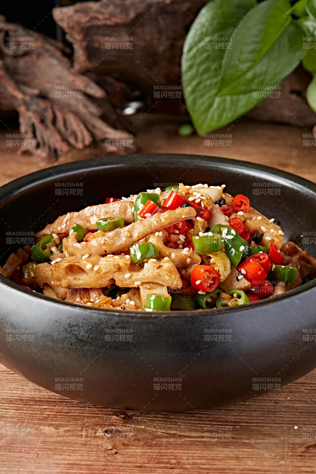 湘味辣炒肥腸藕片