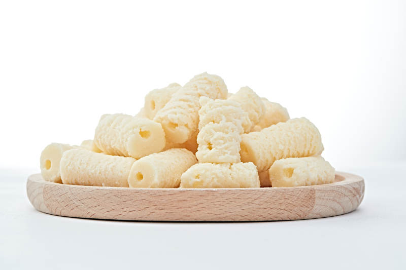 濃香甜美滋味濃郁的蒙族牛奶制品特寫