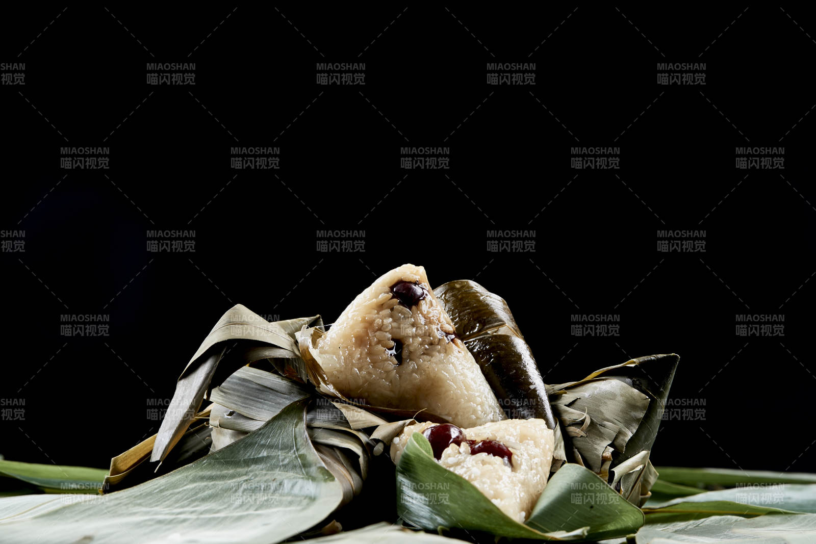 端午節的粽子和原材料