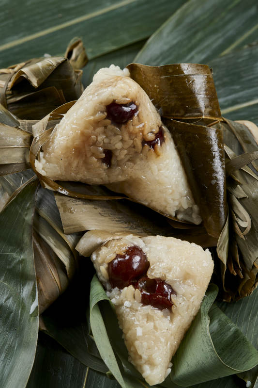 端午節的粽子和原材料