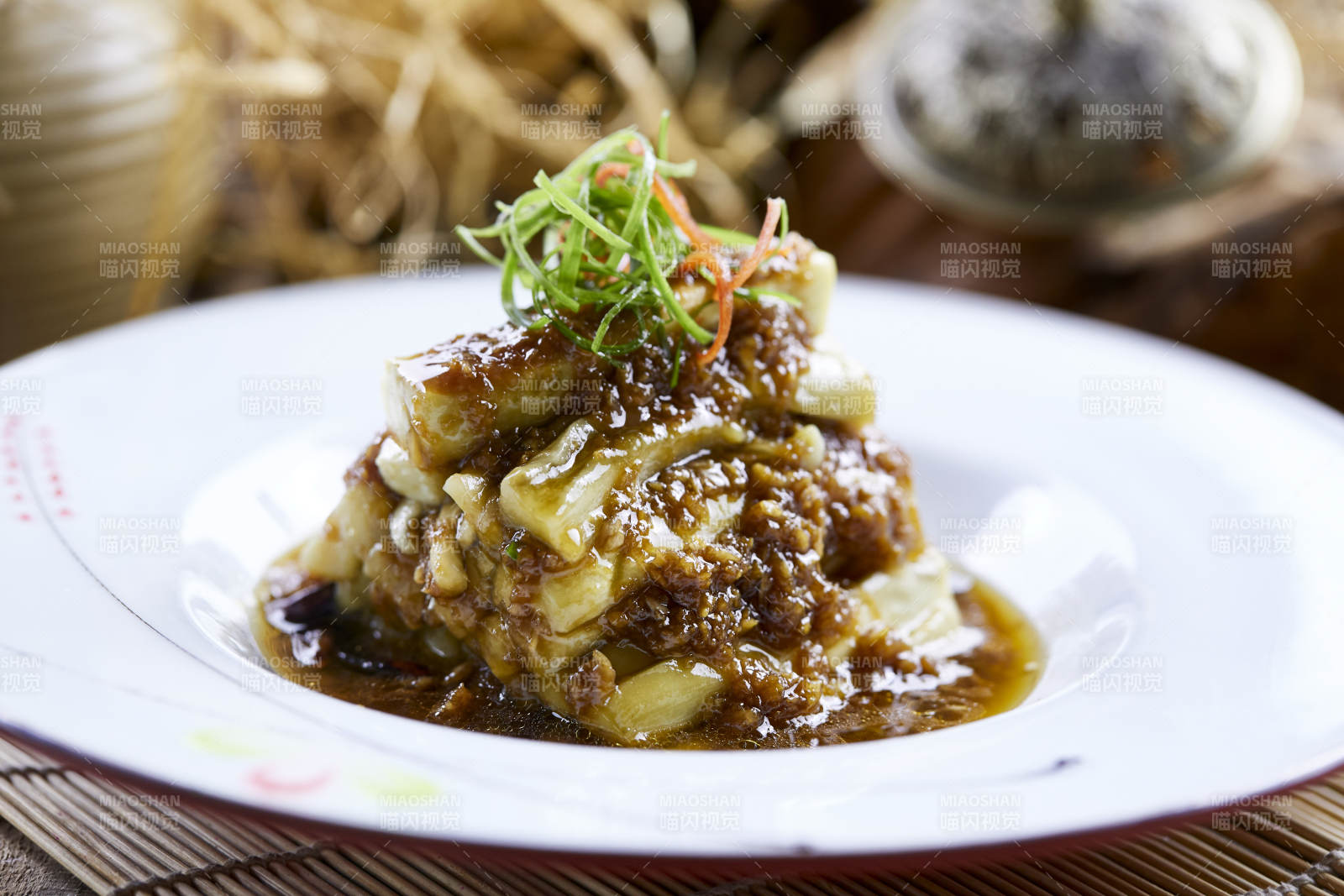 精美涼菜蒜泥茄子