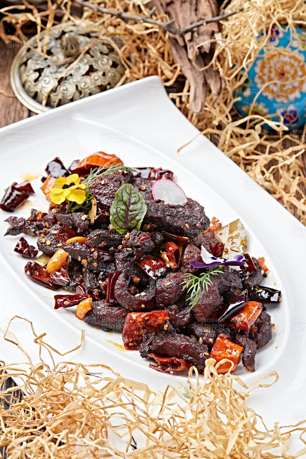 干炸酒鬼和牛粒