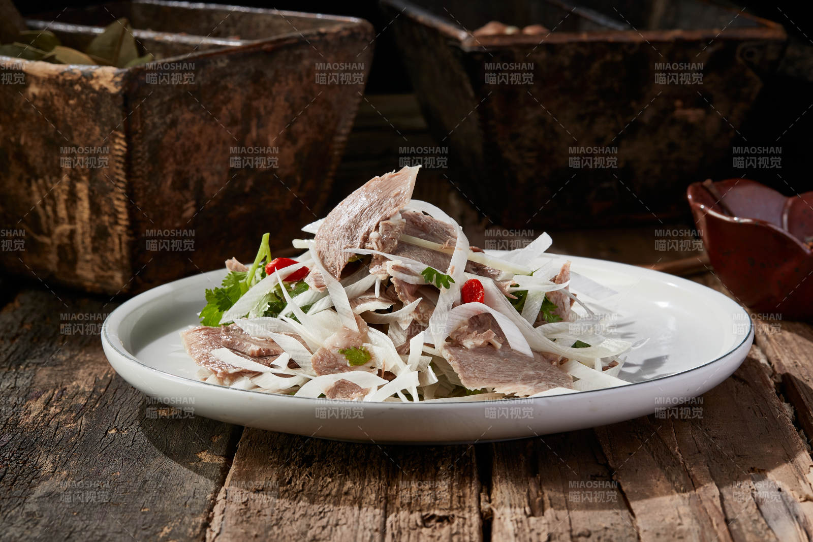 白切枸杞蔥香牛里脊