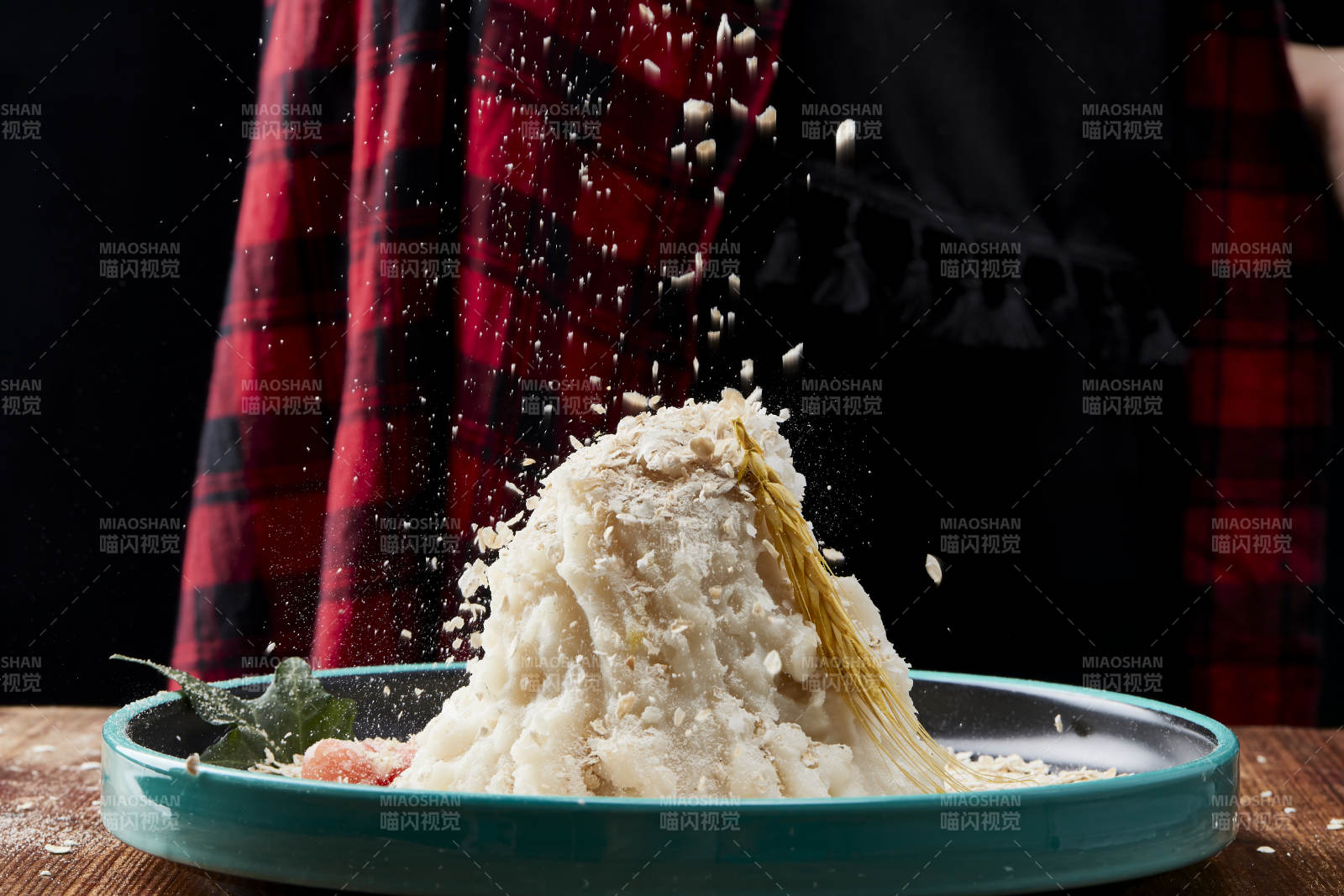 傳統健康美食營養土豆泥配薯片