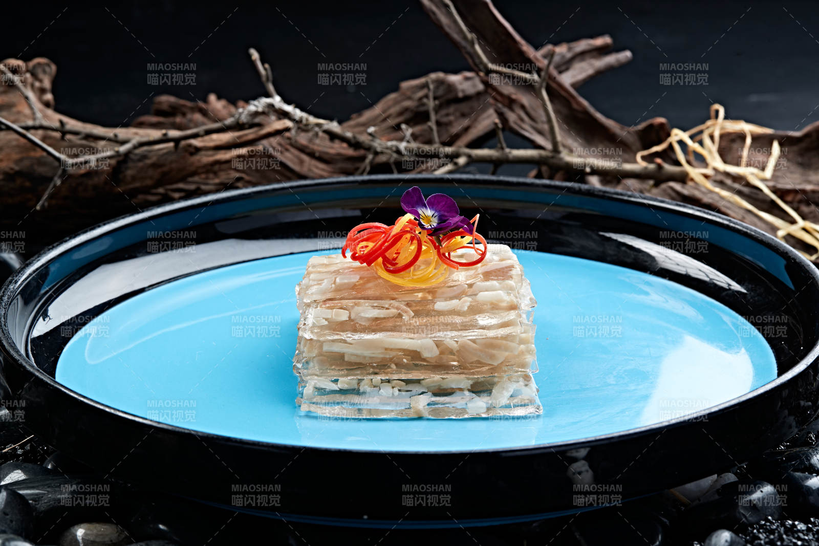 水晶黄豆渣猪皮冻