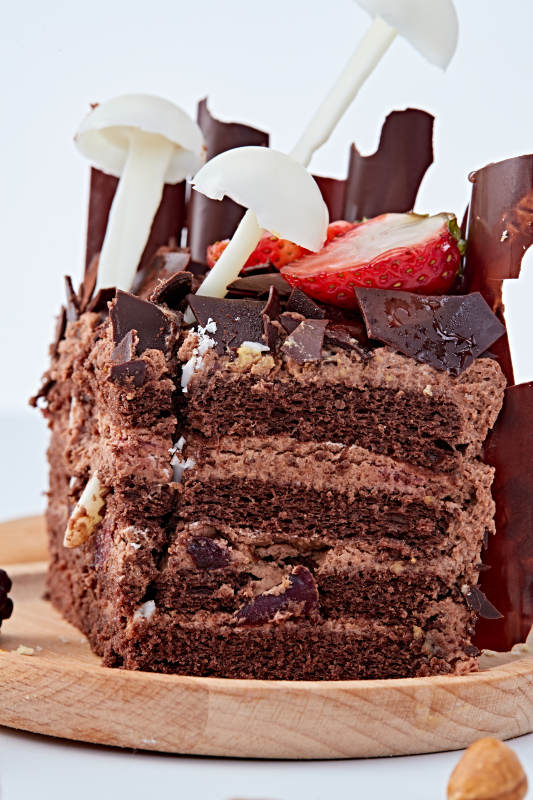 法式鮮果濃香黑森林巧克力生日蛋糕