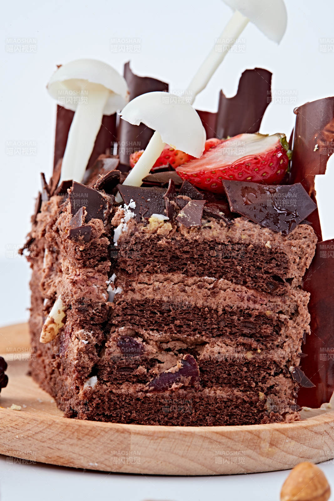 法式鮮果濃香黑森林巧克力生日蛋糕