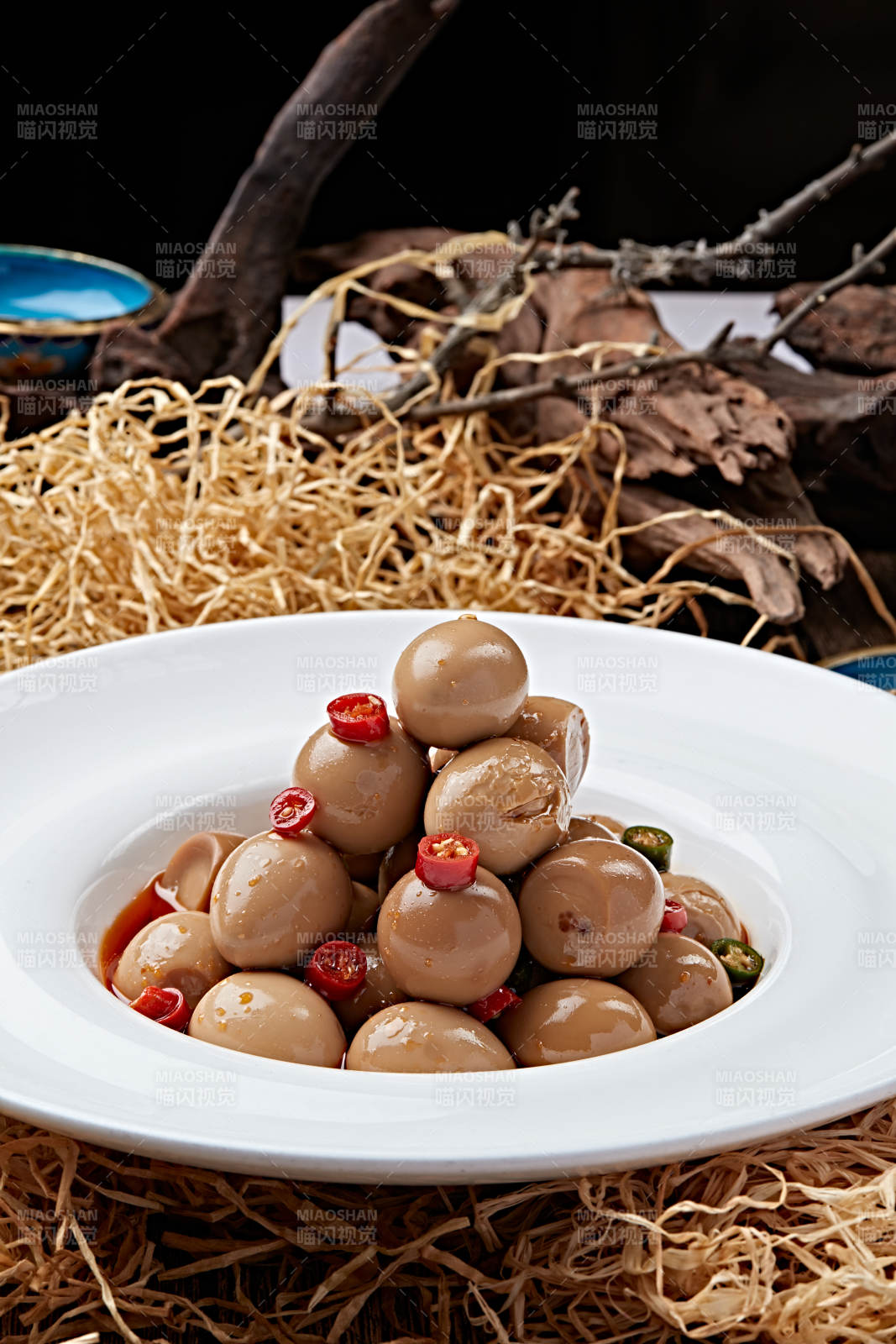 米椒香辣卤味鹌鹑蛋