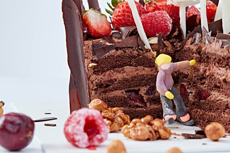 法式鮮果濃香黑森林巧克力生日蛋糕