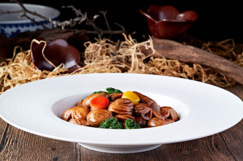 彩椒西蓝花红烧塞外白口蘑