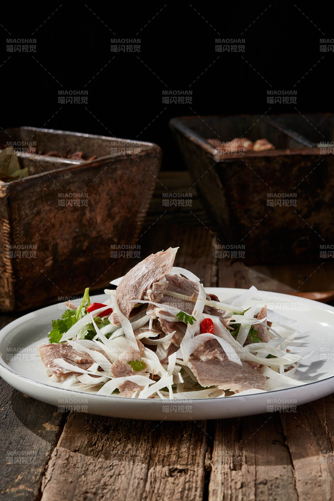 白切枸杞葱香牛里脊