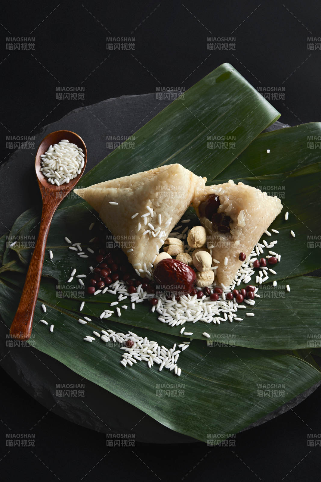 端午節(jié)的粽子和原材料