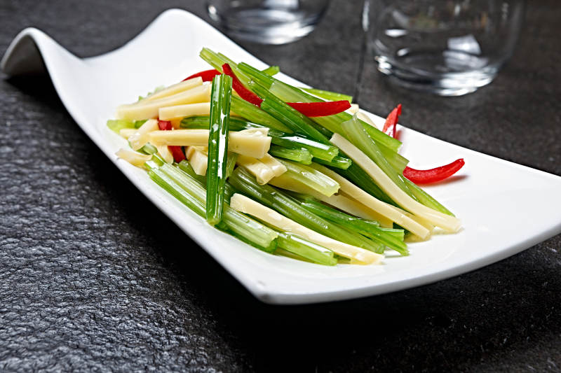 香芹丝拌素鲍鱼