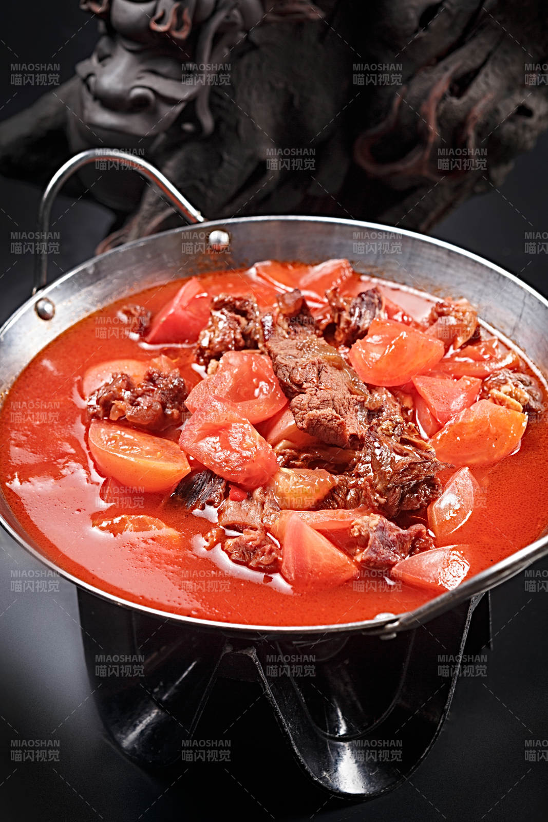 锅仔西红柿炖牛腩