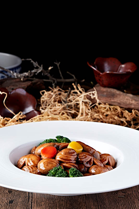 彩椒西蓝花红烧塞外白口蘑