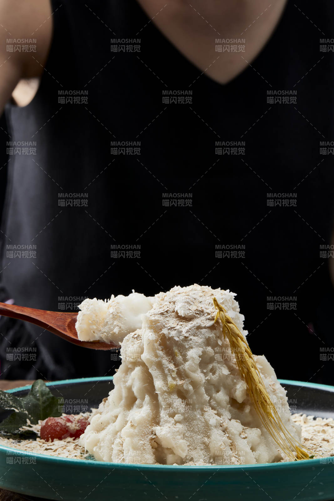 傳統健康美食營養土豆泥配薯片