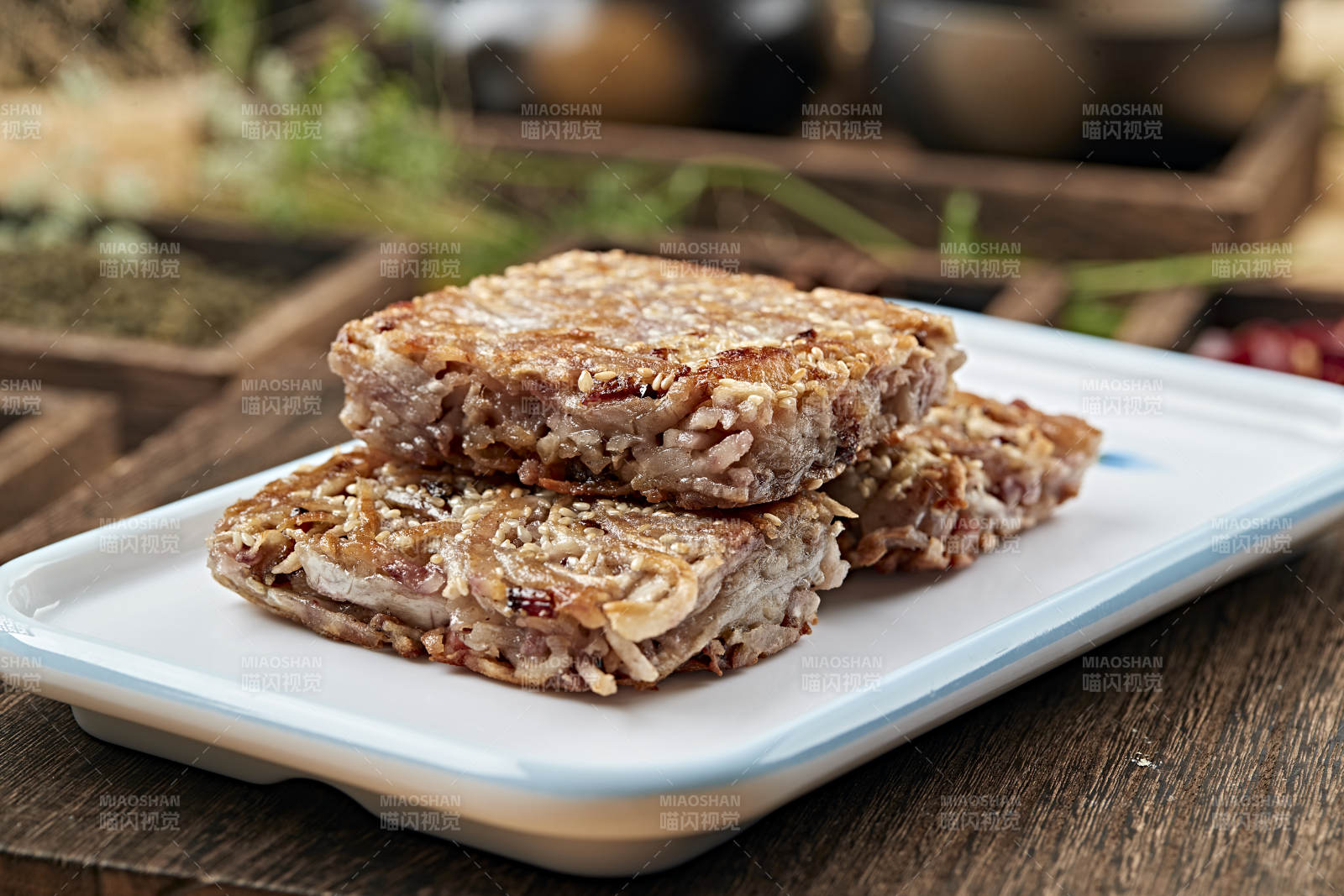 港式茶餐油煎芋丝糕