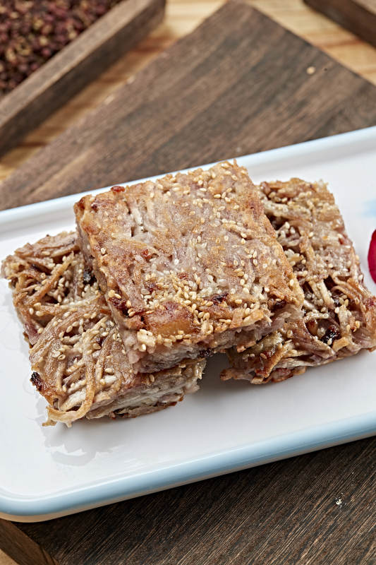 港式茶餐油煎芋丝糕